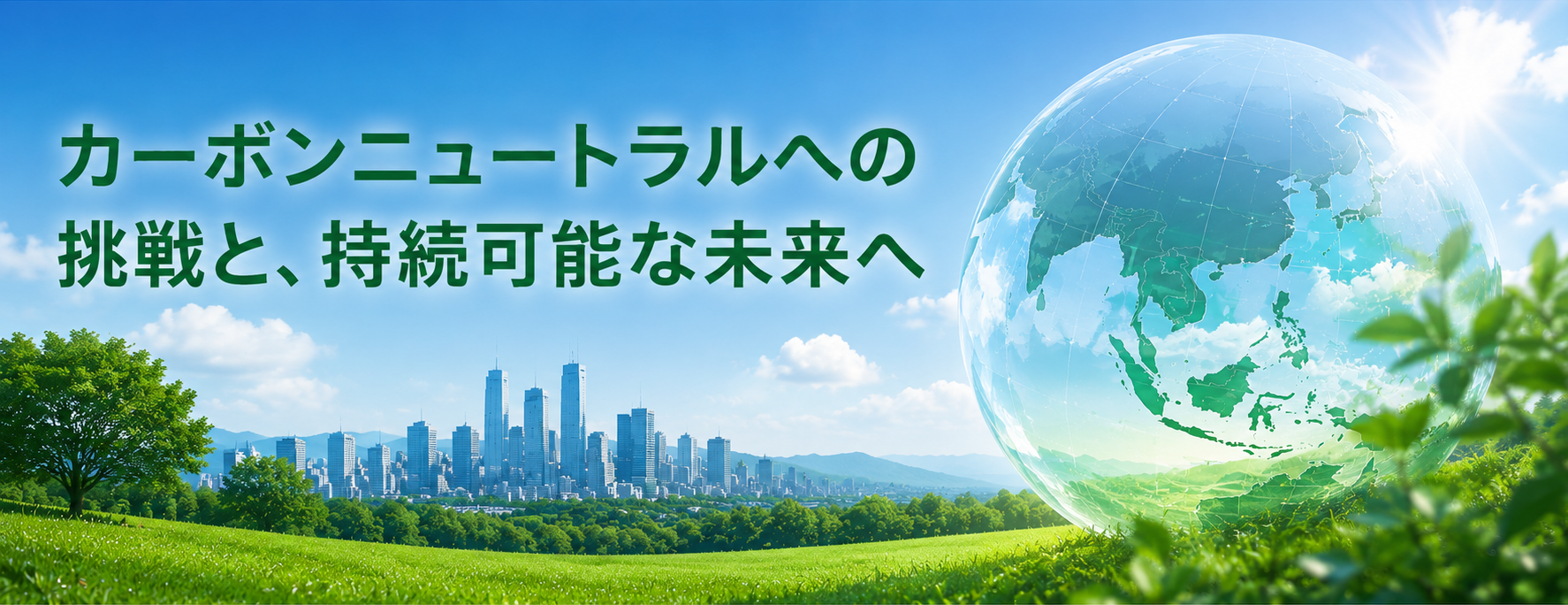 カーボンニュートラルへの挑戦と、持続可能な未来へ